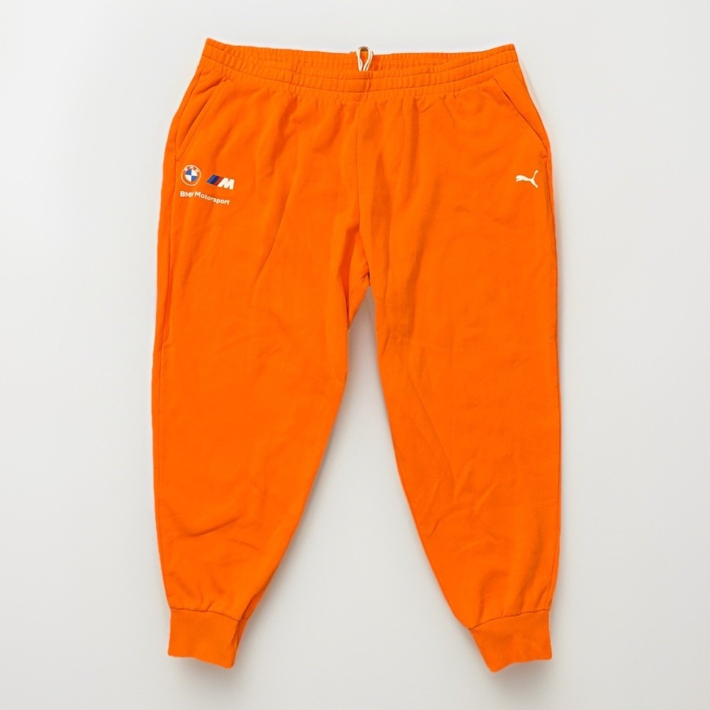 Puma Orange BMW Motorsport Pants US Men's Size 4XL